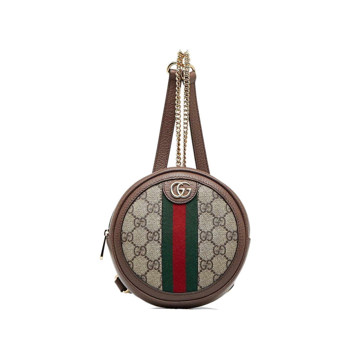 Gucci Mini GG Supreme Round Ophidia Backpack (3Pil5P)