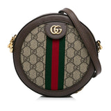 Gucci Mini GG Supreme Round Ophidia Crossbody (aFu3qu)