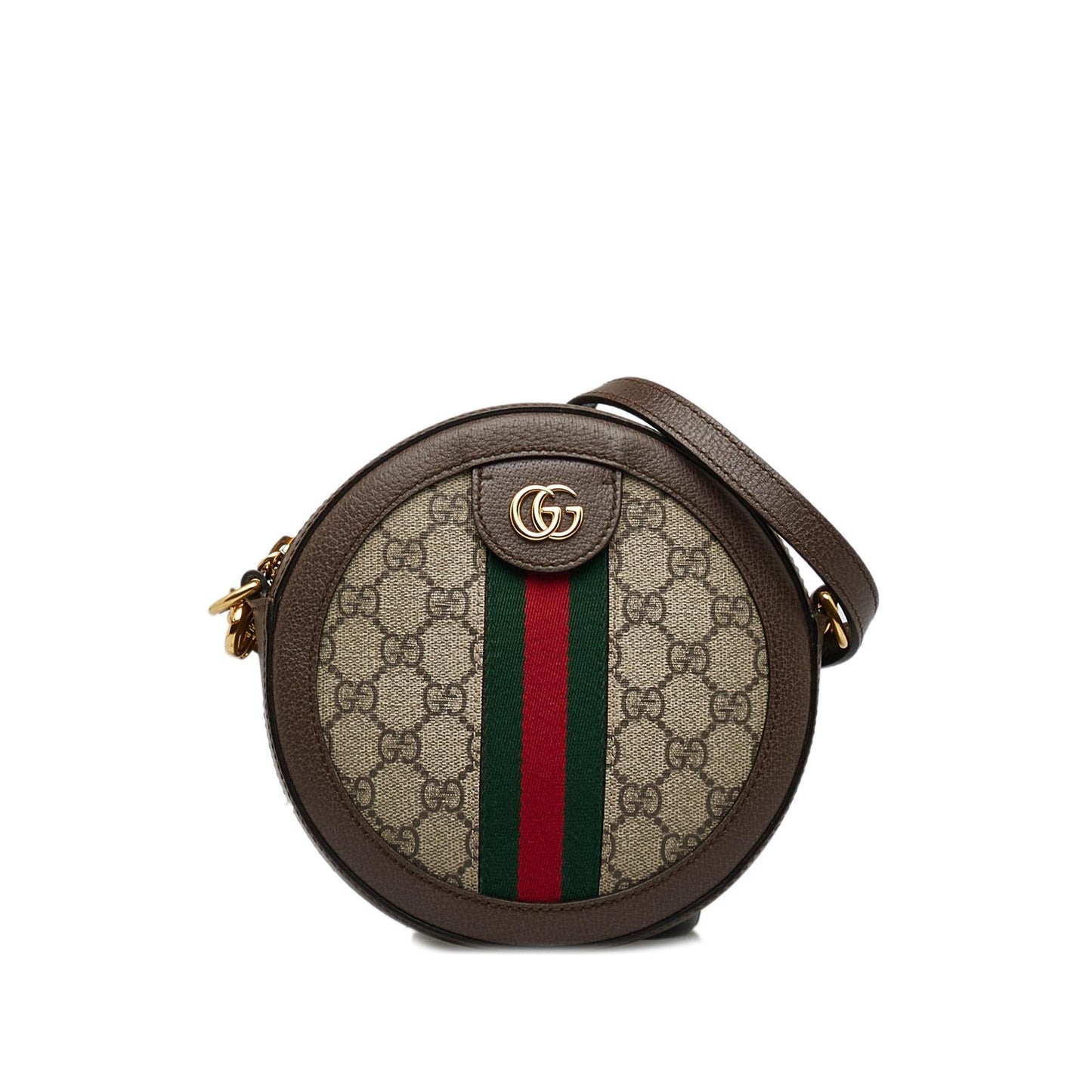 Gucci Mini GG Supreme Round Ophidia Crossbody (oKTNkt)