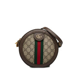 Gucci Mini GG Supreme Round Ophidia Crossbody (oKTNkt)
