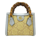Gucci Mini Jumbo GG Raffia Diana (drcDRd)