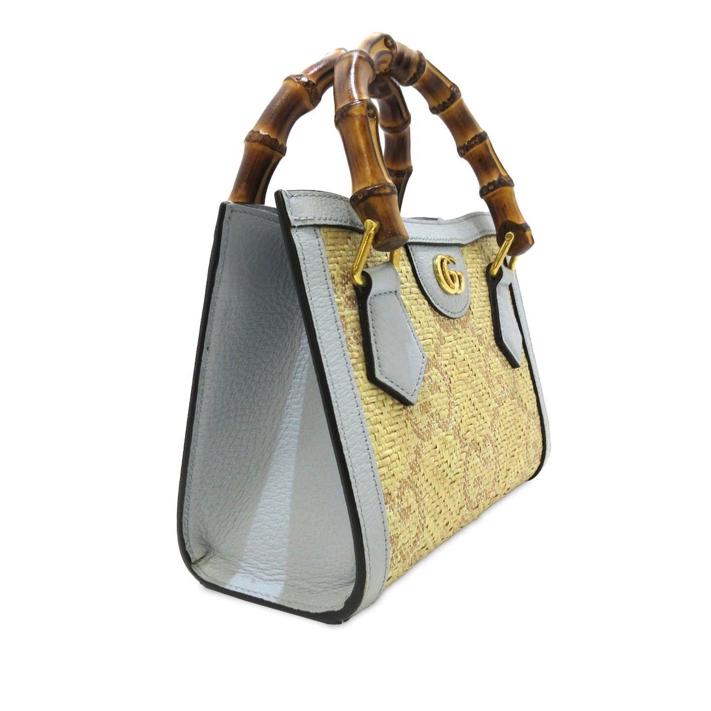 Gucci Mini Jumbo GG Raffia Diana (drcDRd)