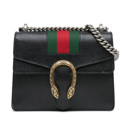 Gucci Mini Leather Dionysus Web Crossbody (f04gB7)