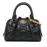Gucci Mini Leather GG Matelasse Marmont Satchel (VvAtty)