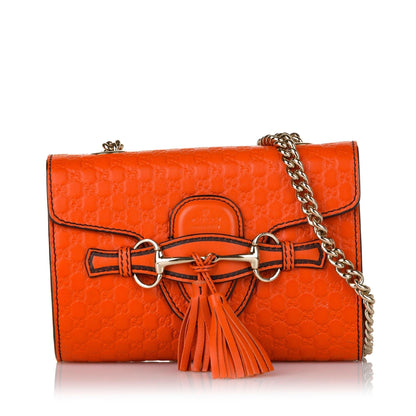 Gucci Mini Microguccissima Emily Crossbody Bag (32585)