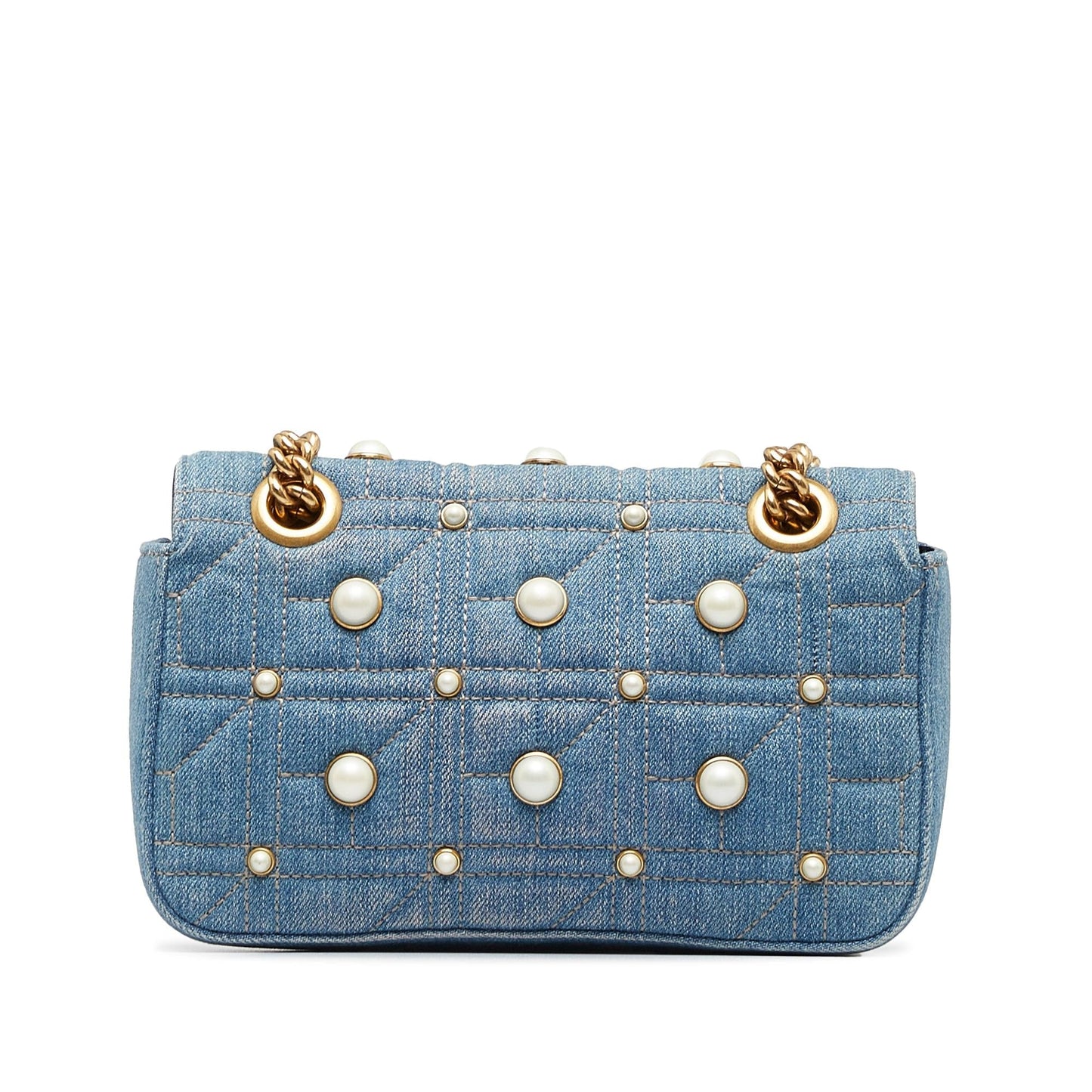Gucci Mini Pearly GG Marmont Matelasse Shoulder Bag (MEWHwS)