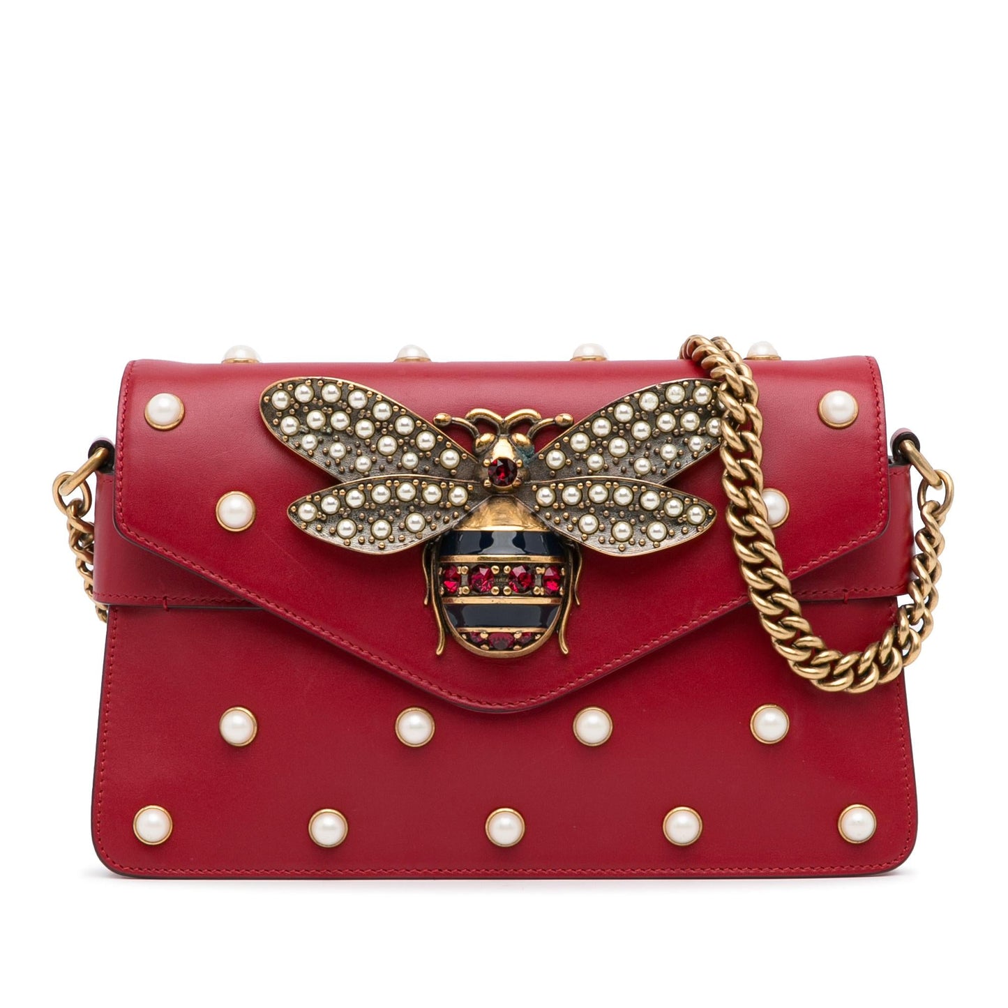Gucci Mini Queen Margaret Broadway Leather Satchel (3ul90T)