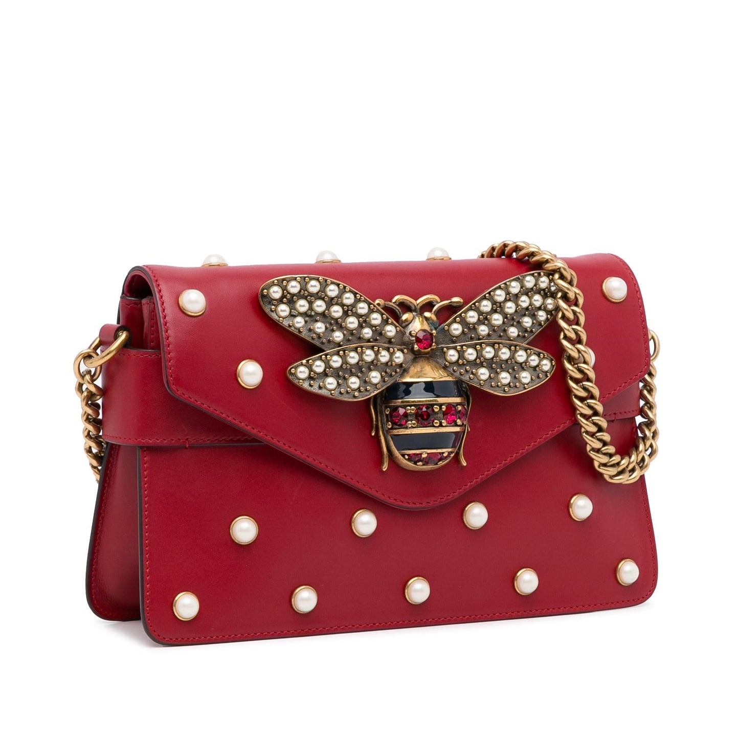Gucci Mini Queen Margaret Broadway Leather Satchel (3ul90T)