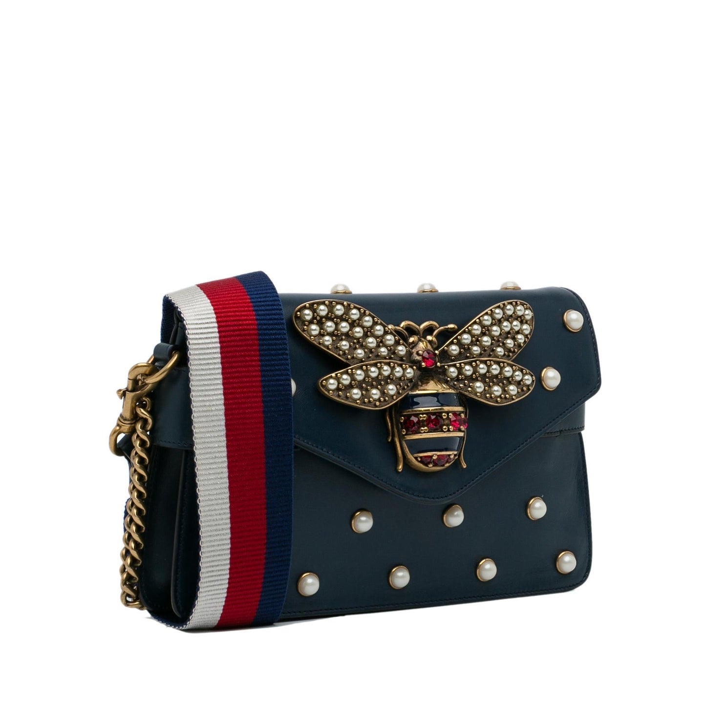 Gucci Mini Queen Margaret Broadway Leather Satchel (XxMDq6)
