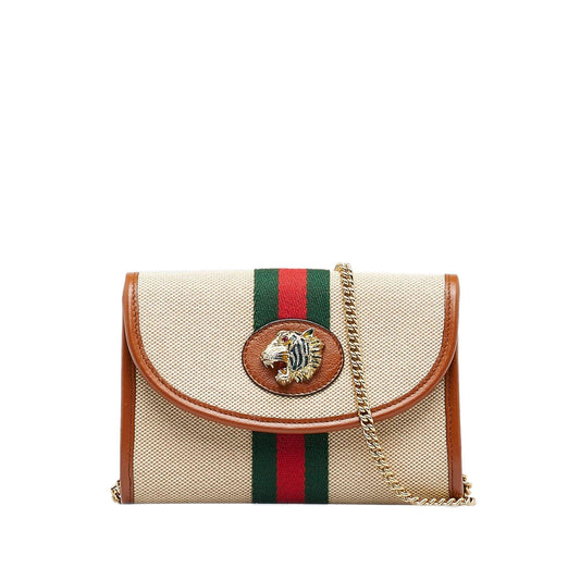 Gucci Mini Rajah Web Chain Crossbody Bag (01btm5)