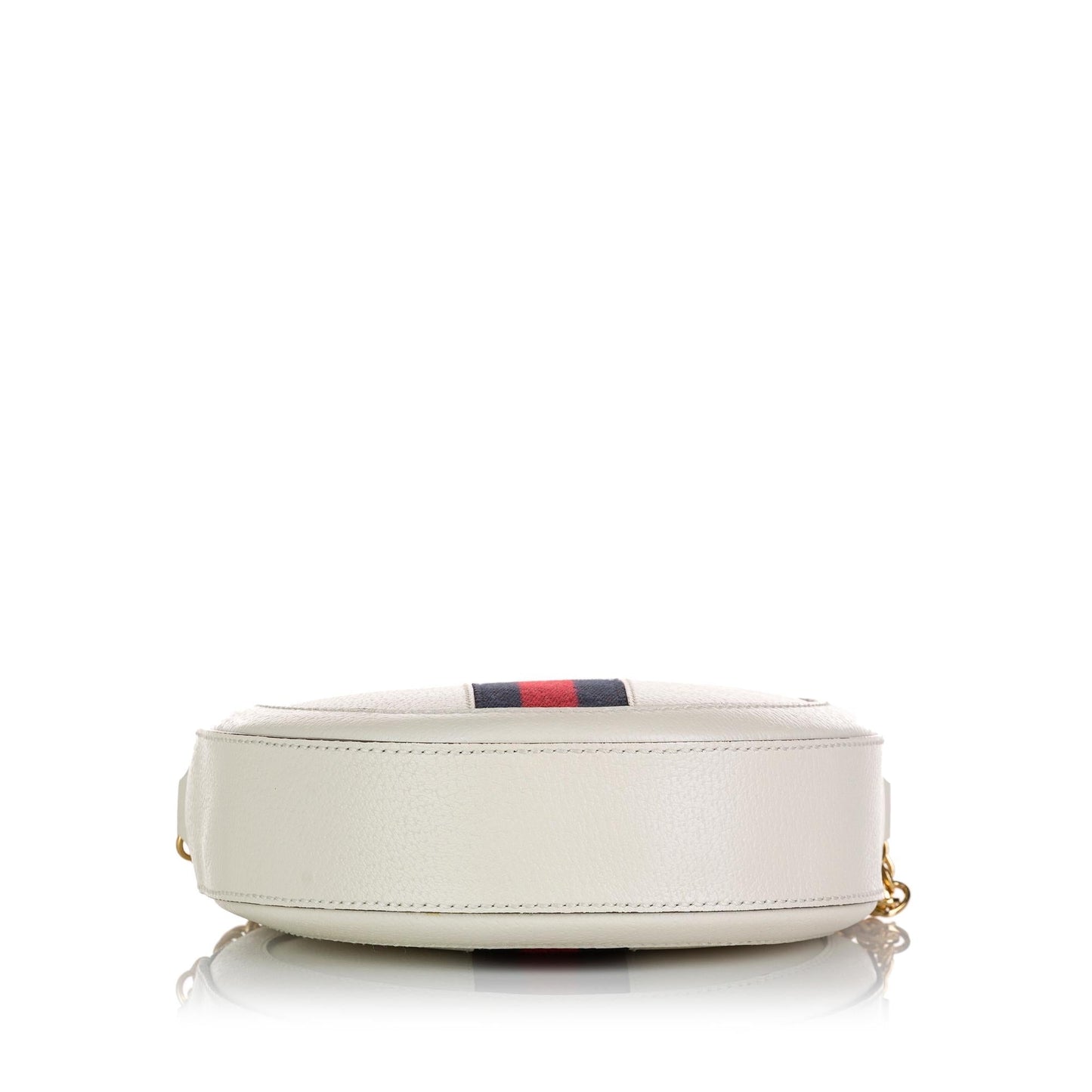 Gucci Mini Round Ophidia Leather Crossbody Bag (35657)
