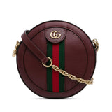 Gucci Mini Round Ophidia Leather Crossbody Bag (GPbMvF)