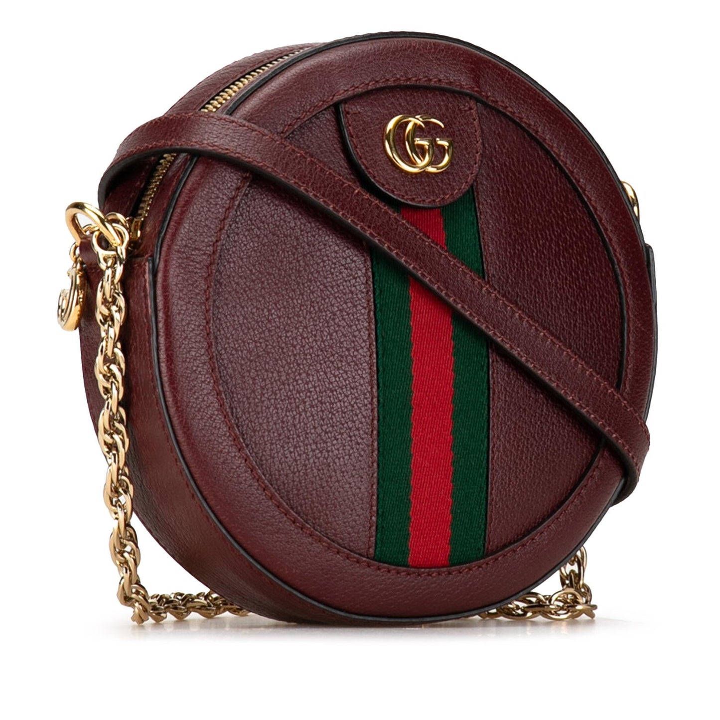 Gucci Mini Round Ophidia Leather Crossbody Bag (1IdXbq)