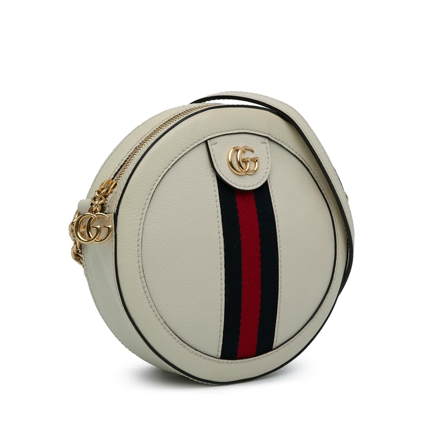 Gucci Mini Round Ophidia Leather Crossbody Bag (MKTErB)