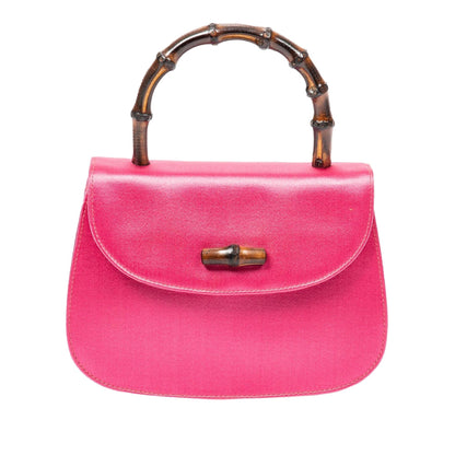 Gucci Mini Satin Bamboo Night (gJ0Jsi)