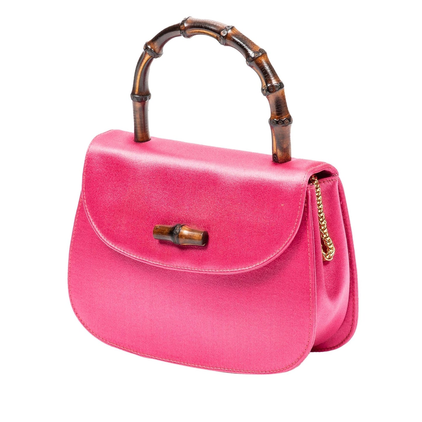 Gucci Mini Satin Bamboo Night (gJ0Jsi)