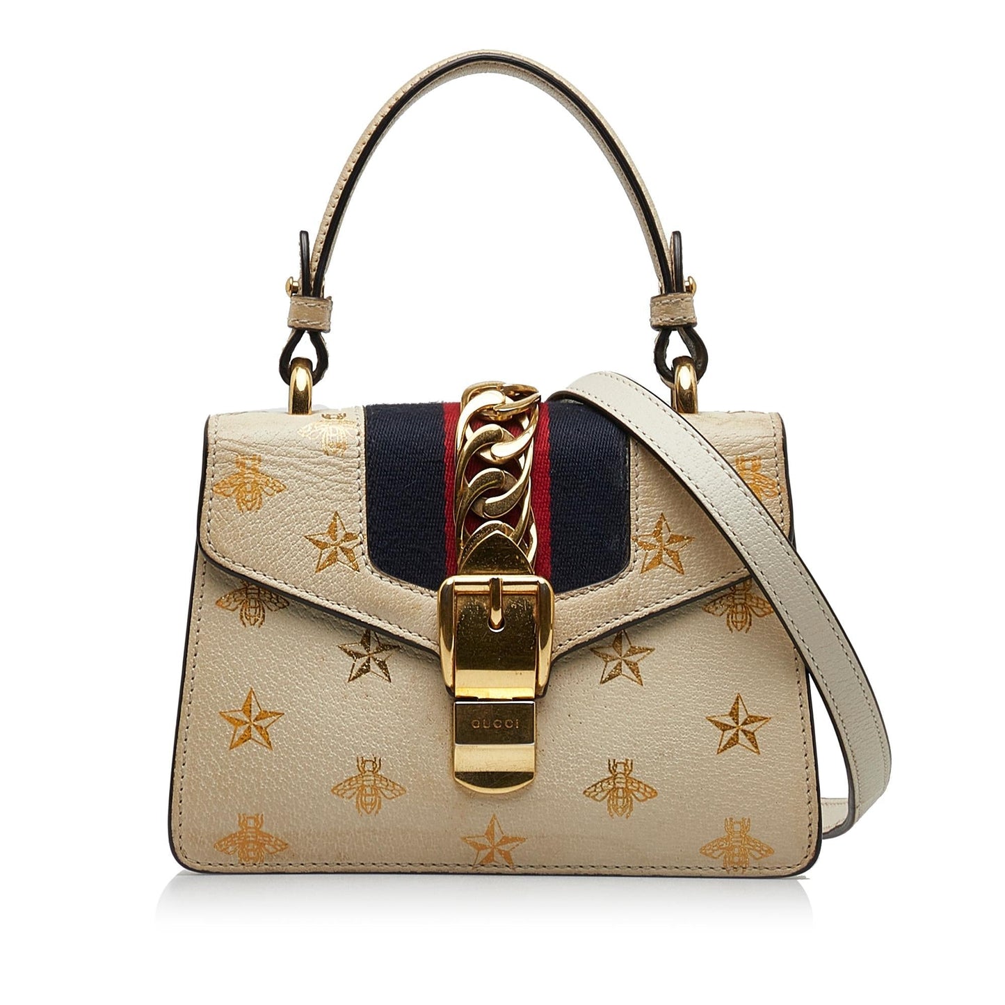 Gucci Mini Sylvie Bee Star Top Handle Bag (k0KJYe)