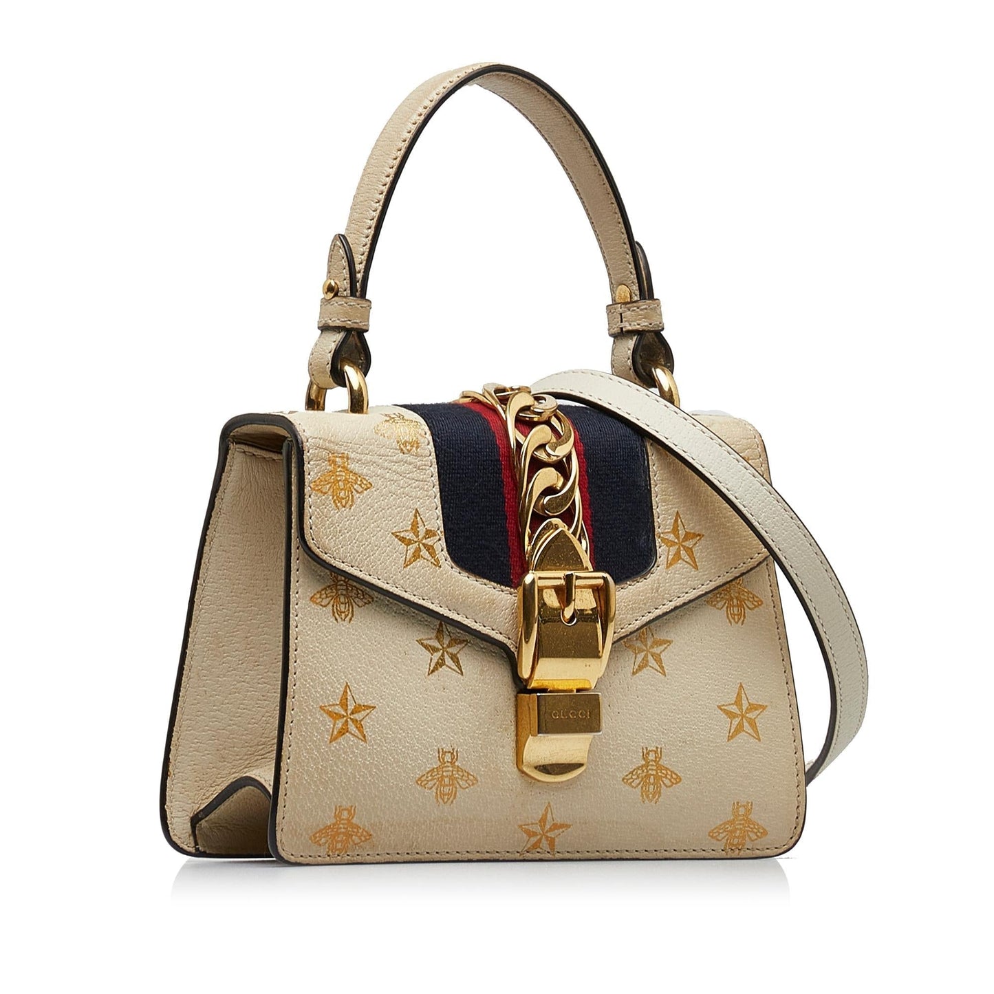 Gucci Mini Sylvie Bee Star Top Handle Bag (k0KJYe)