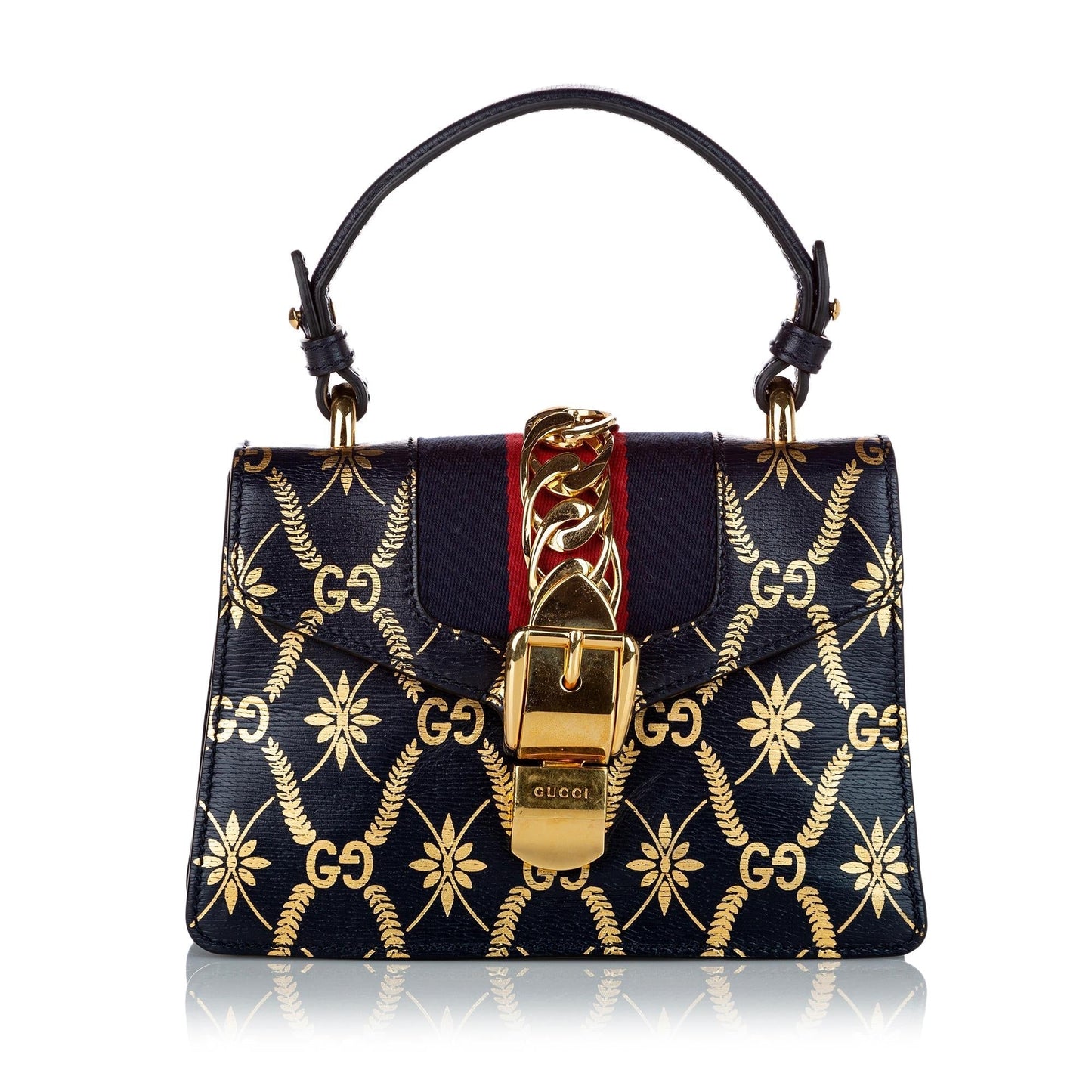 Gucci Mini Sylvie Leather Satchel (30466)