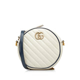 Gucci Mini Torchon GG Marmont Round Crossbody Bag (QPna6L)