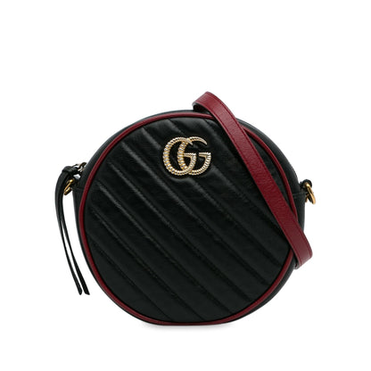 Gucci Mini Torchon GG Marmont Round Crossbody Bag (qSKdwn)