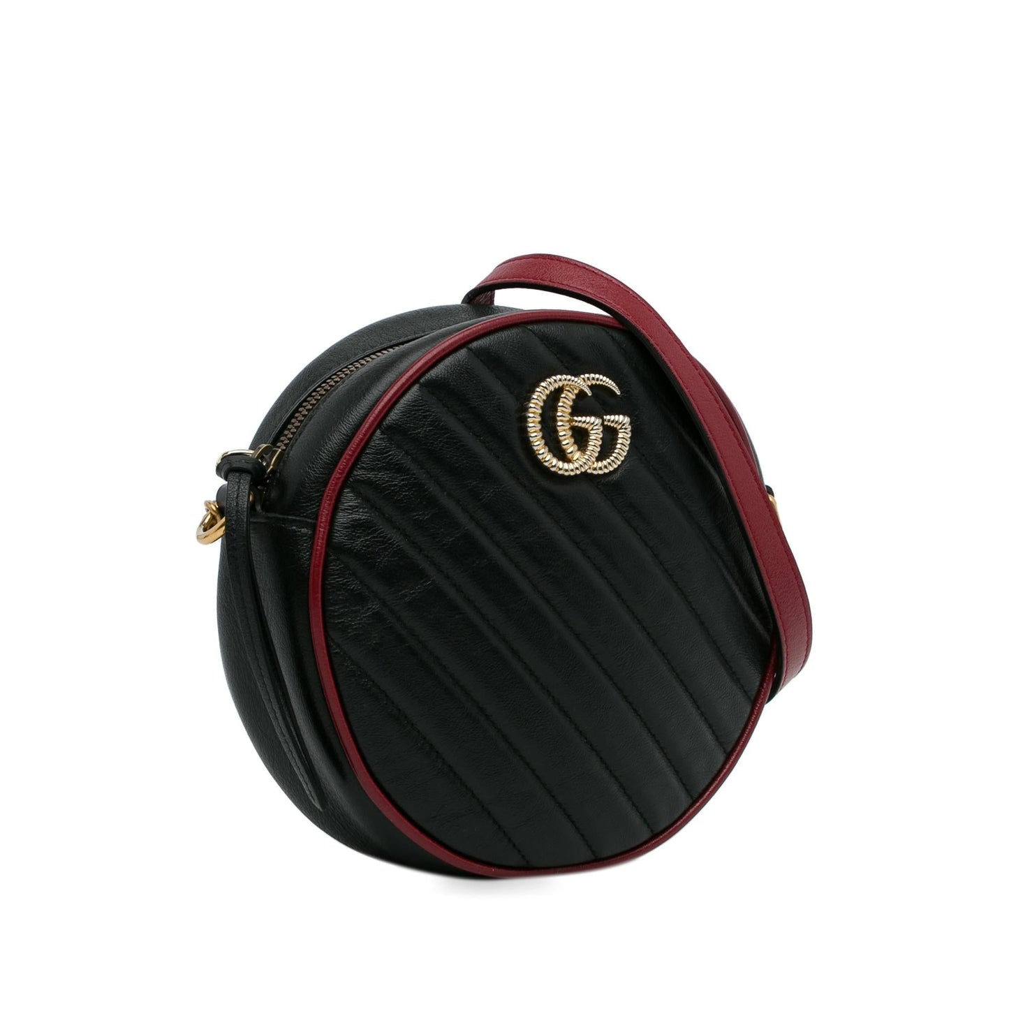 Gucci Mini Torchon GG Marmont Round Crossbody Bag (qSKdwn)