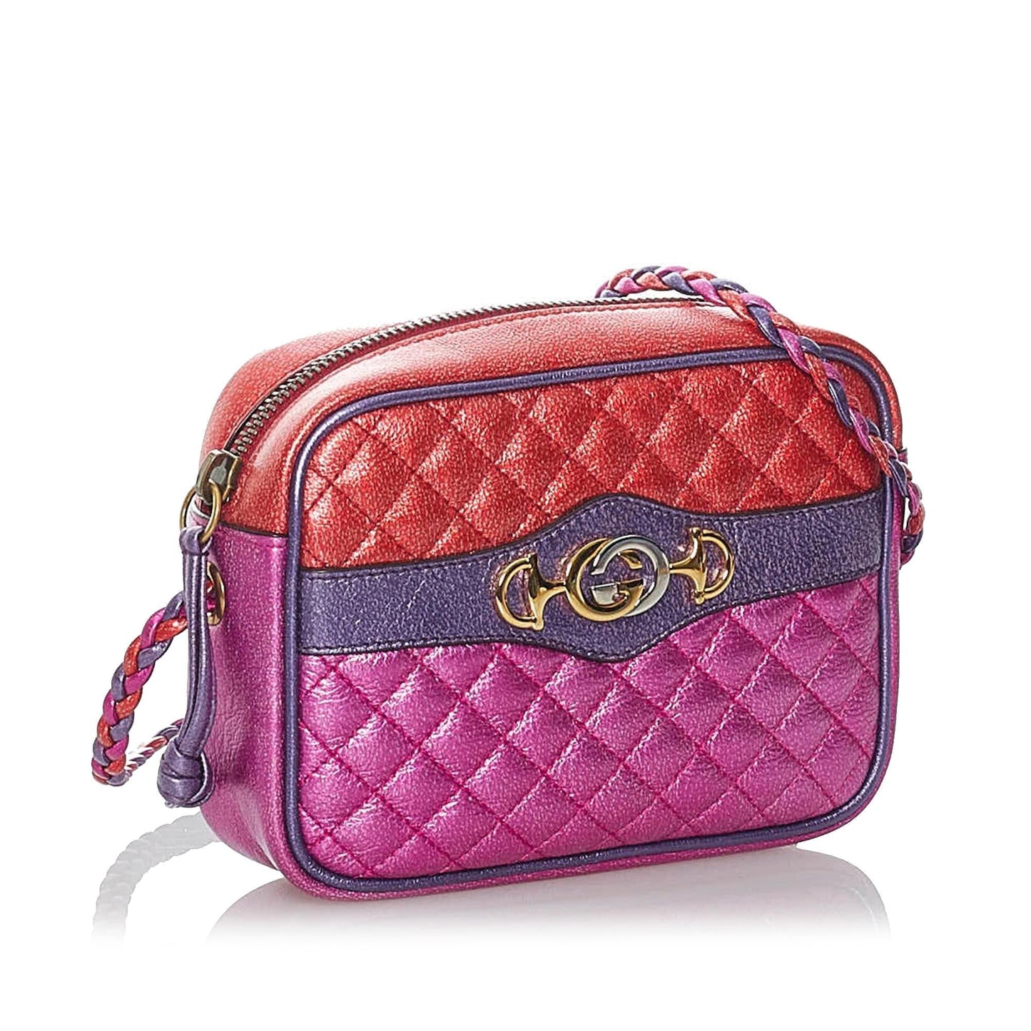 Gucci Mini Trapuntata Leather Crossbody Bag (SHG-30211)