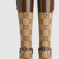 GUCCI KNEE HIGH BOOT WITH HARNESS
