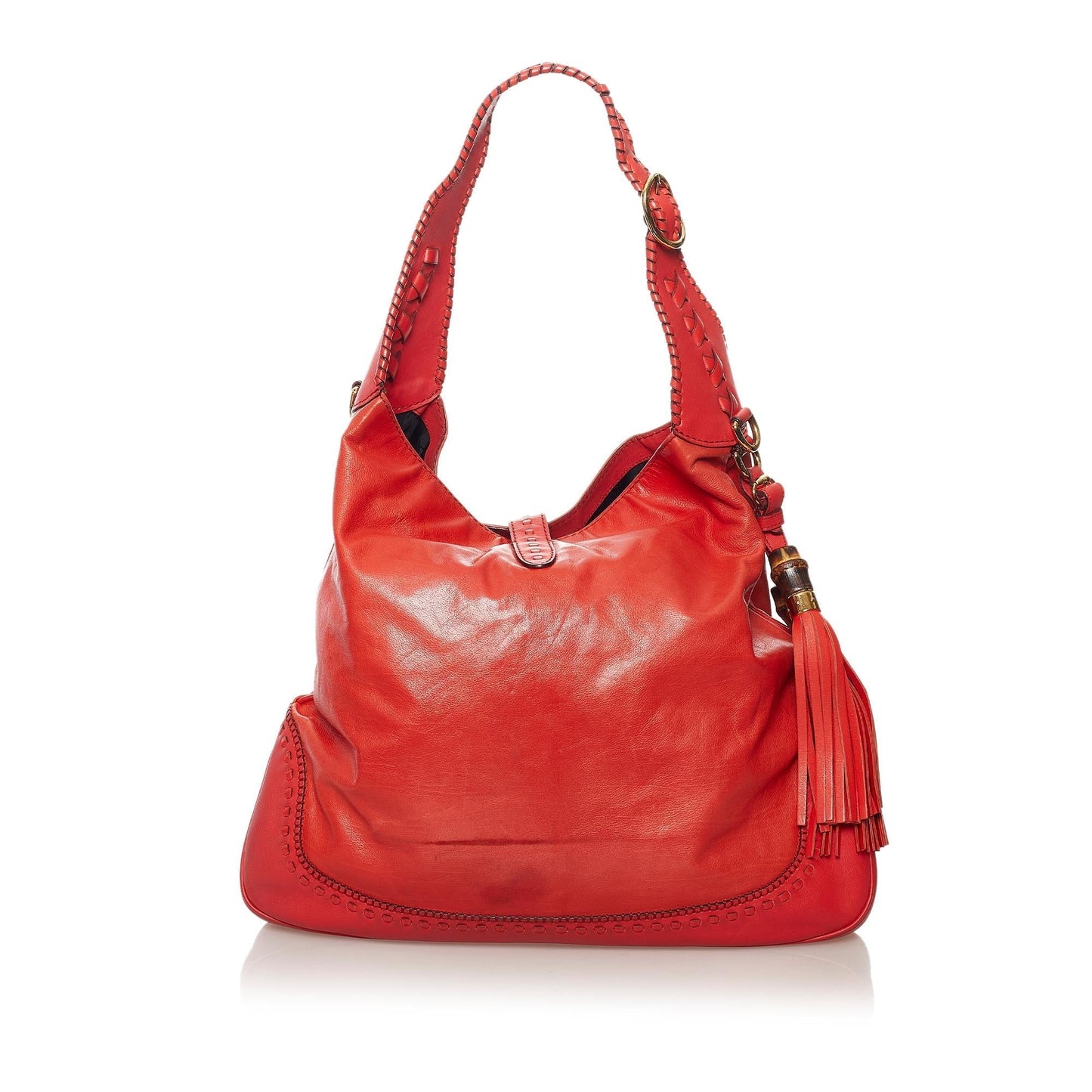 Gucci New Jackie Leather Shoulder Bag (SHG-31581)