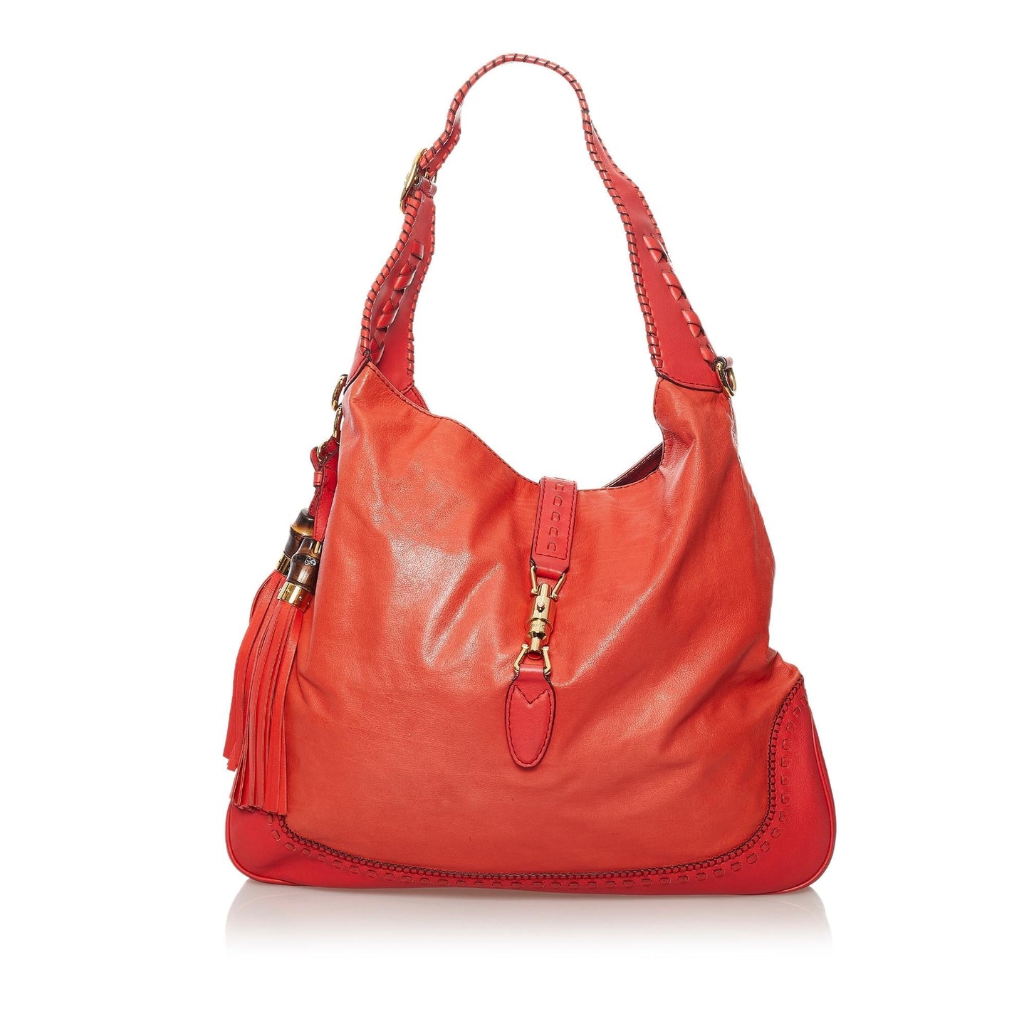 Gucci New Jackie Leather Shoulder Bag (SHG-31581)