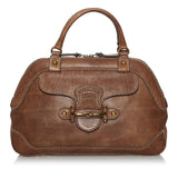 Gucci New Pelham Leather Handbag (SHG-29970)