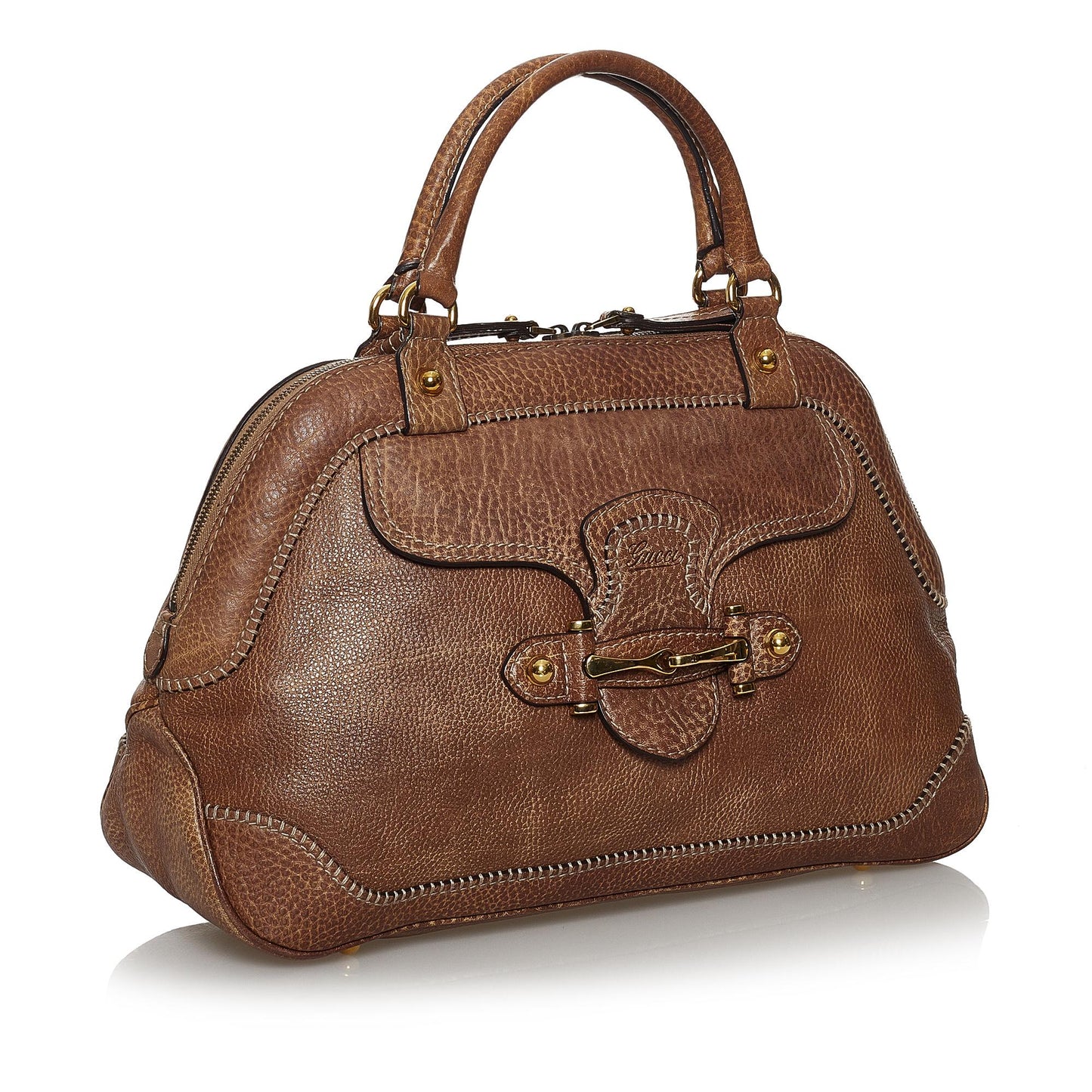 Gucci New Pelham Leather Handbag (37217)