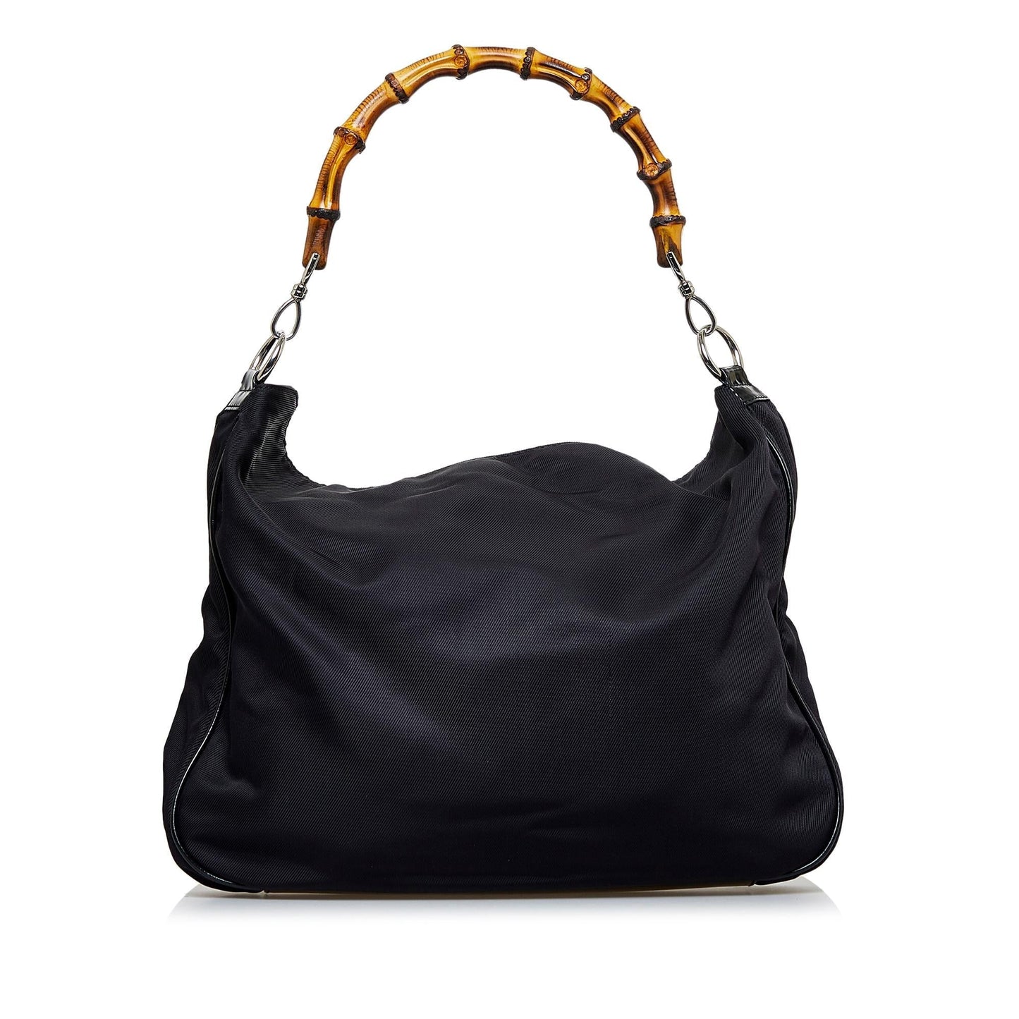 Gucci Nylon Bamboo Satchel (gDltSy)