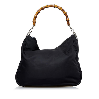 Gucci Nylon Bamboo Satchel (gDltSy)
