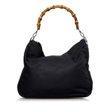 Gucci Nylon Bamboo Satchel (gDltSy)