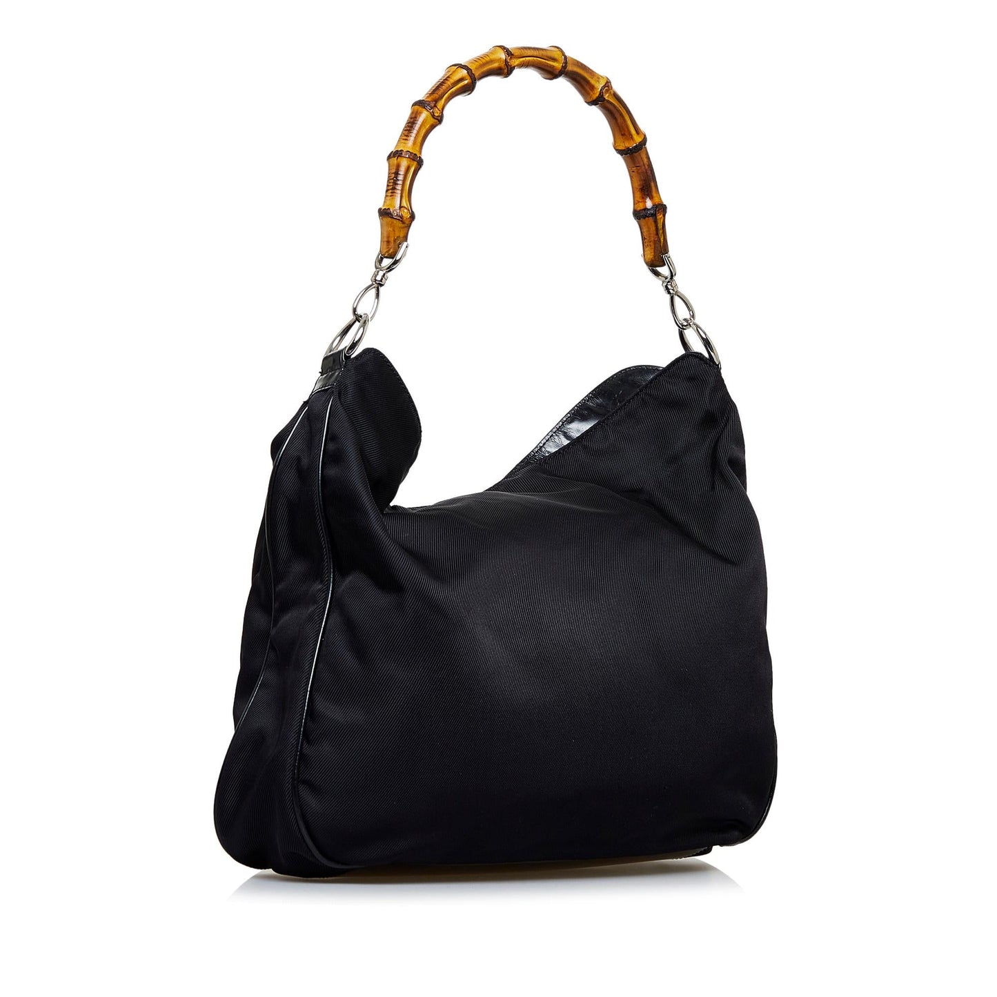 Gucci Nylon Bamboo Satchel (gDltSy)
