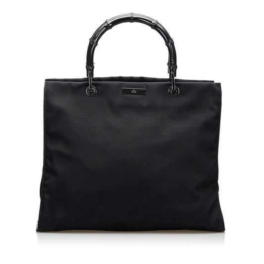 Gucci Nylon Bamboo Tote Bag (36501)