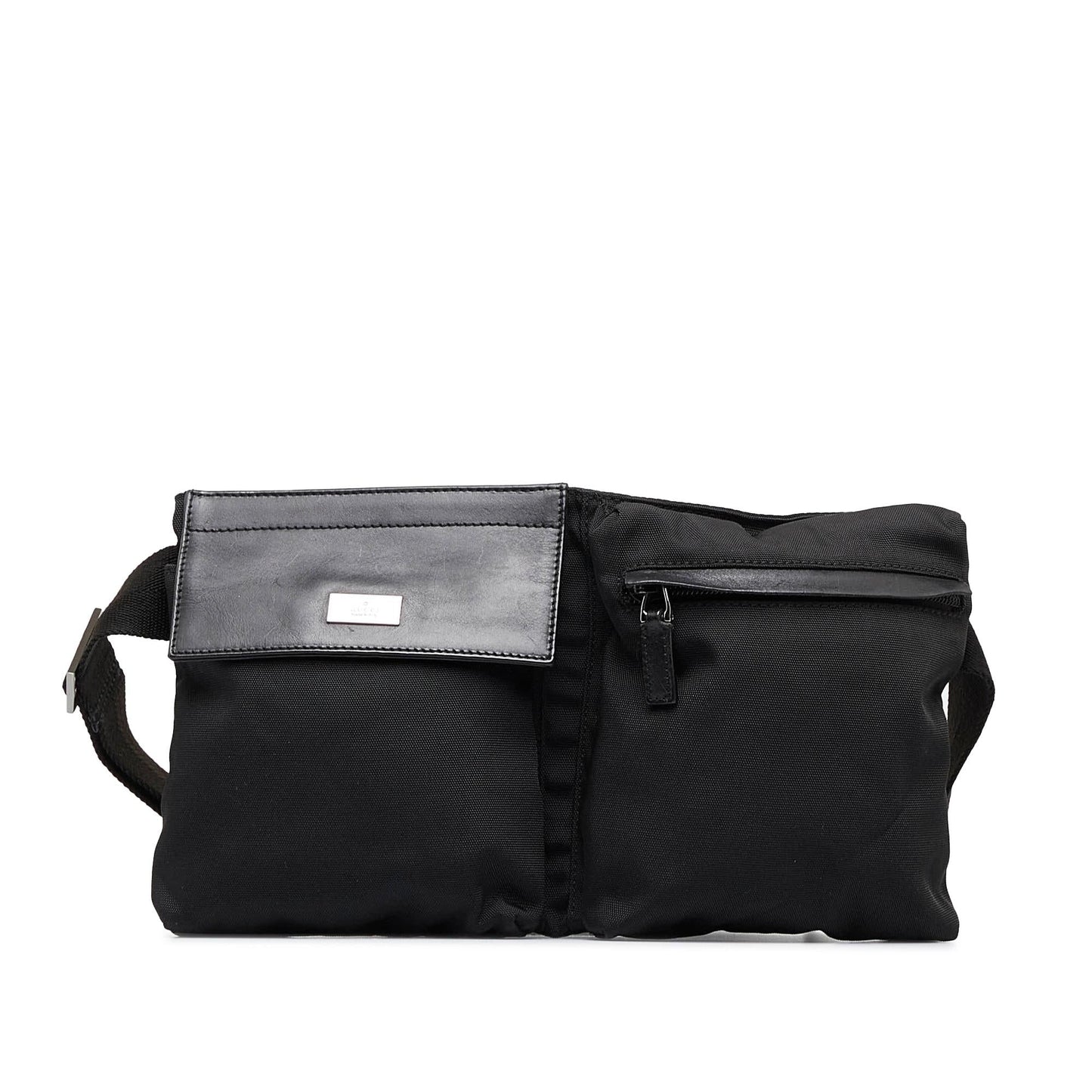 Gucci Nylon Double Pocket Belt Bag (CAEYaO)