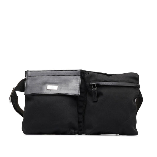 Gucci Nylon Double Pocket Belt Bag (CAEYaO)