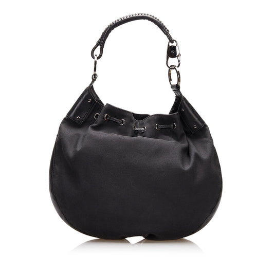 Gucci Nylon Drawstring Hobo Bag (wMVys5)