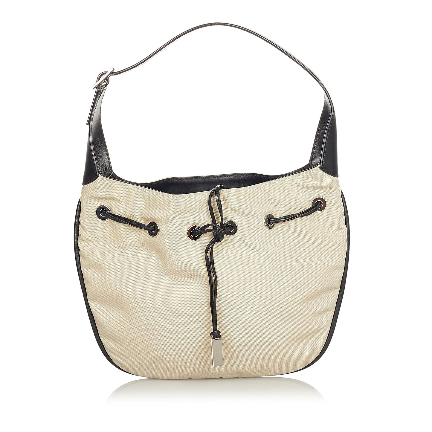 Gucci Nylon Drawstring Shoulder Bag (31853)