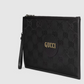 GUCCI GG SUPREME OFF THE GRID POUCH WRISTLET