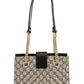 GUCCI PADLOCK BEE PRINT CHAIN TOTE