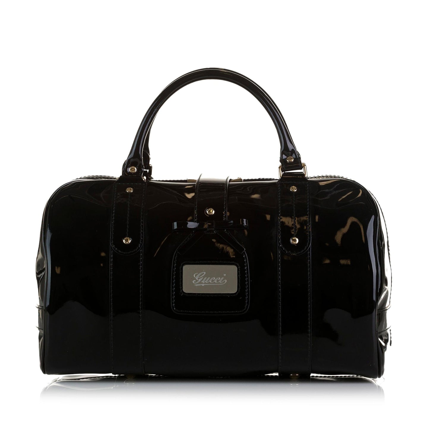 Gucci Patent Boston Bag (SjjnhF)