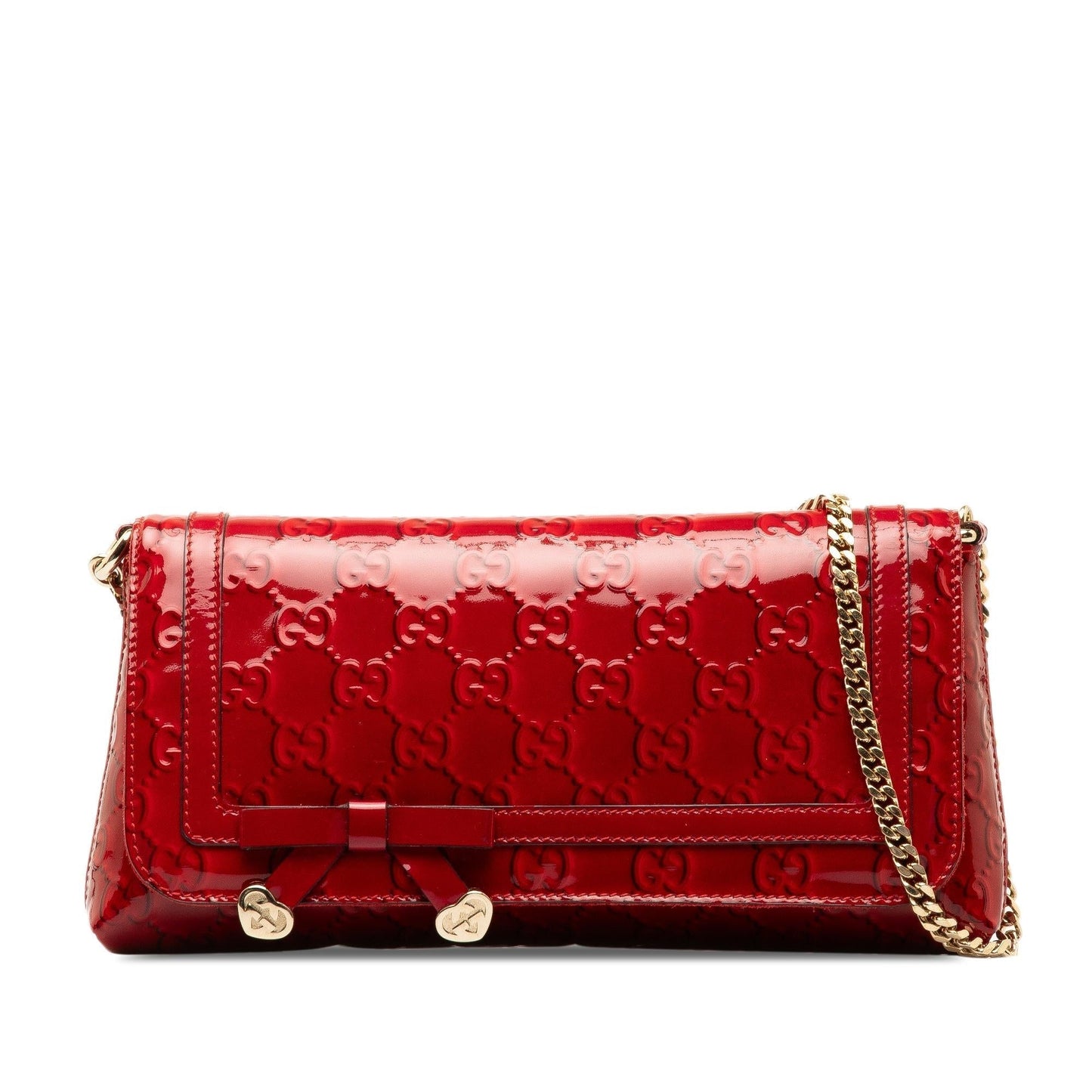 Gucci Patent Guccissima Mayfair Shoulder Bag (ksmz4h)