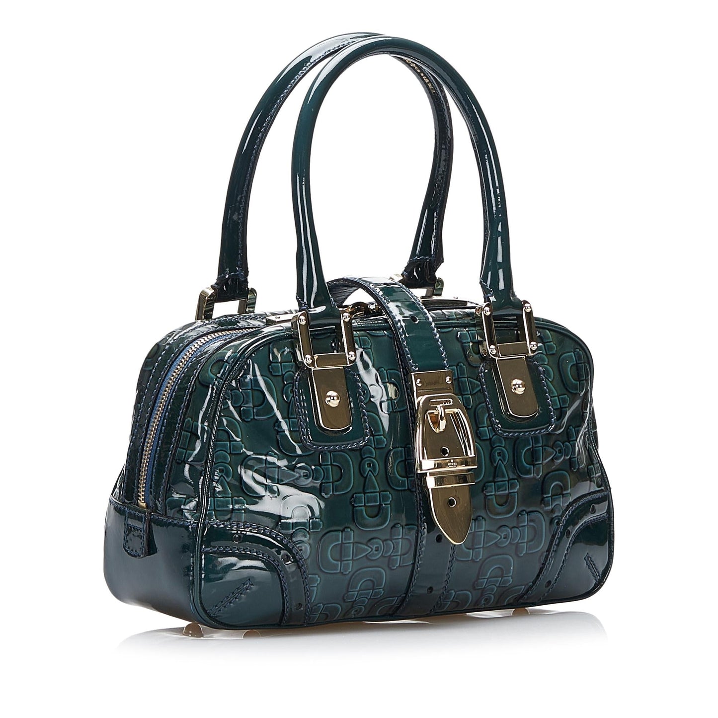 Gucci Patent Horsebit Handbag (eObUnw)