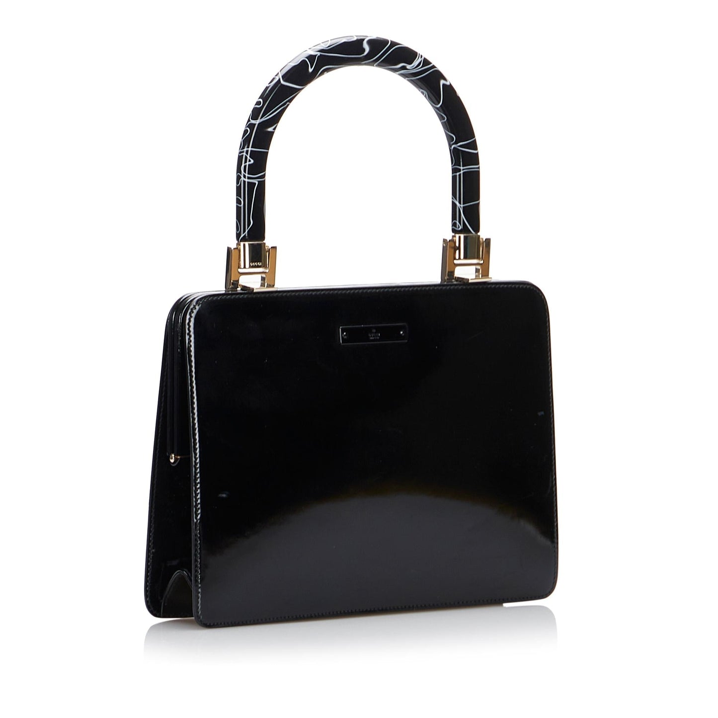 Gucci Patent Leather Handbag (6H1CTI)