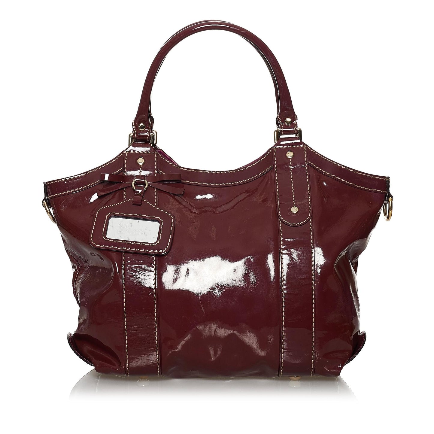 Gucci Patent Leather Tote Bag (37611)