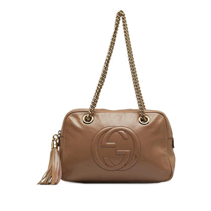 Gucci Patent Soho Chain Shoulder Bag (5O1EoQ)