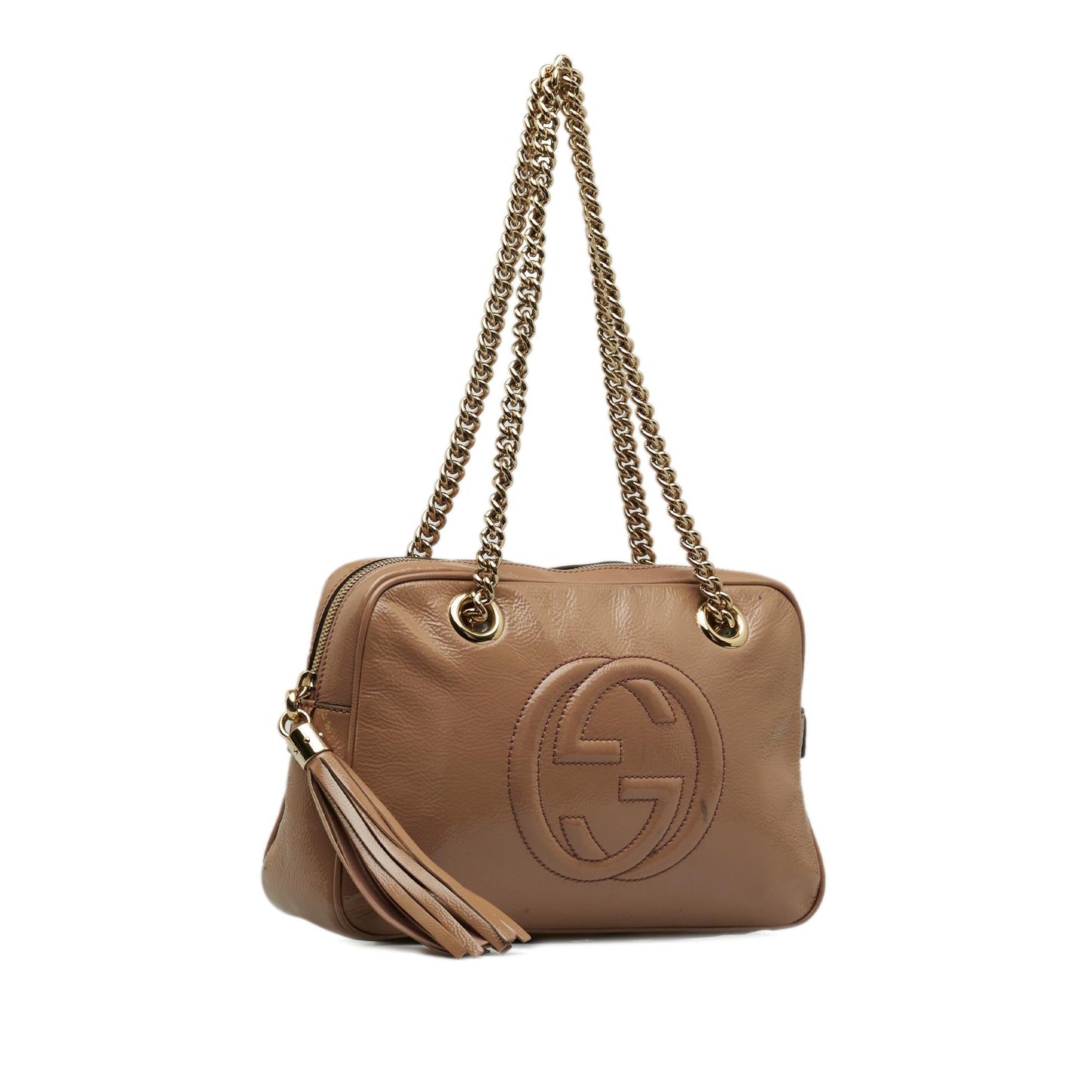 Gucci Patent Soho Chain Shoulder Bag (5O1EoQ)